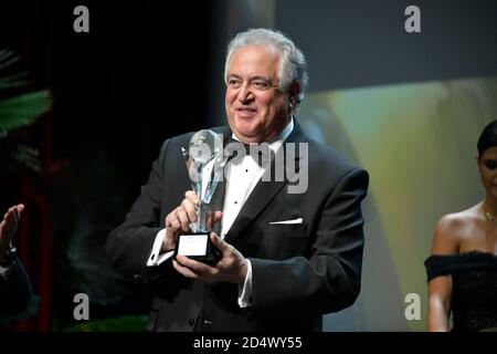 Mnte Carlo, Fürstentum Monaco. Oktober 2020. Monte-Carlo, 17. Filmfestival Monte Carlo - de la Comedie. Preisverleihung. Im Bild: Nick Vallelonga Kredit: Unabhängige Fotoagentur/Alamy Live News Stockfoto