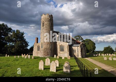 St Andrew's Church, Wickmere, Nord-Ost Norfolk, England, Großbritannien. Stockfoto