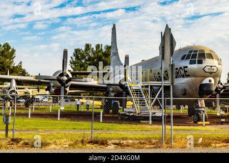 Castle Air Museum in Atwater California USA im Castle Air Basis Erzwingen Stockfoto