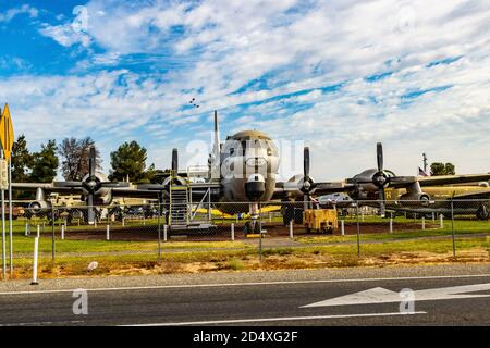 Castle Air Museum in Atwater California USA im Castle Air Basis Erzwingen Stockfoto