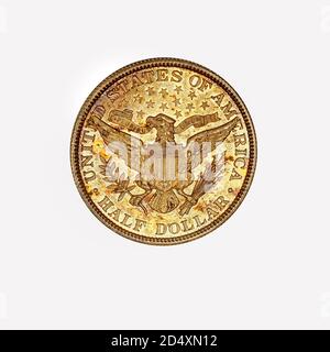 Half Dollar Coin, USA, Präsident William Howard Taft, 1909-1913 n. Chr. Stockfoto