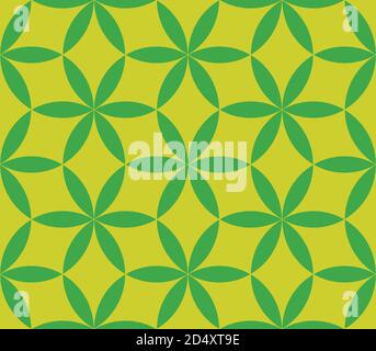 Nahtloses Muster mit abstrakten Figuren. Geometrische Formen. Tapisserie, Textildruck. Stock Vektor