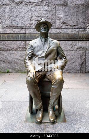 Detail des Franklin Delano Roosevelt Memorial in Washington D.C. Stockfoto