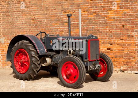 Ein Vintage Case C 1937 Traktor Stockfoto