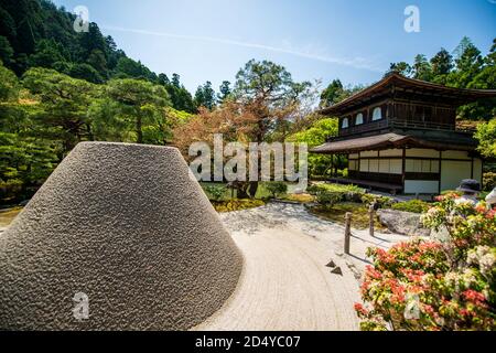 Ginkaku-ji Tempel in Kyōto, Japan Stockfoto