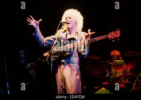 Nick Bygs und Jez Strode aus Kajagoogoo leben in Hammerswithh Odeon. London, 22. Mai 1984 – weltweite Nutzung Stockfoto