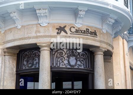 CaixaBank-Logo Stockfoto