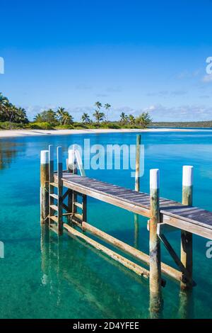 Bahamas, Abaco Islands, Elbow Cay, Tihiti Strand Stockfoto