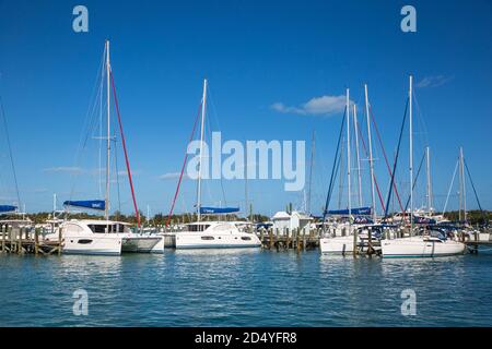Bahamas, Abaco Islands, Great Abaco, Marsh Harbour Abaco Beach Resort and Marina Stockfoto