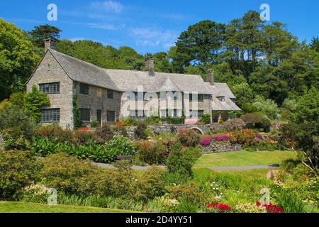 Coleton Fishacre ein Garten und ein Haus durch den National Trust in der Kunst und Handwerk Stil, Kingswear, Devon, England Stockfoto