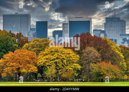 Autumn colors, Central Park, Manhattan, New York, USA Stockfoto