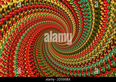 Abstrakter Hintergrund des mehrfarbigen Spiralwirbels Stockfoto