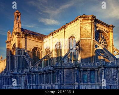 St. Catherine Kirche in Brüssel Belgien Stockfoto