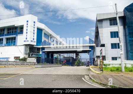 Eingang Zur Colon Free Trade Zone Stockfoto