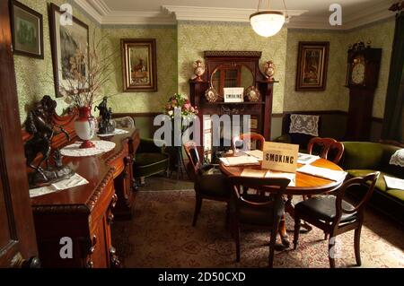 Die Stadt des 20. Jahrhunderts, Beamish, das lebende Museum des Nordens. Stockfoto