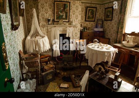 Die Stadt des 20. Jahrhunderts, Beamish, das lebende Museum des Nordens. Stockfoto