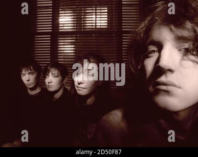 Experimentelle Rockband My Bloody Valentine 1988 Stockfoto