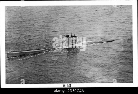 Britisches U Boot, Royal Navy, HMS H 43 - weltweit im Einsatz Stockfoto