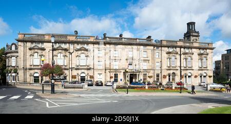 Außenansicht des Crown Hotel in Harrogate, North Yorkshire Stockfoto