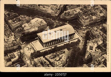 Paris, vue générale de la Madeleine et l'environon – weltweite Nutzung Stockfoto