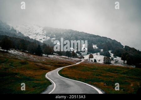 Fantastische Aussicht auf den monte baldo Stockfoto