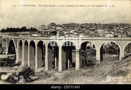 Constantine Algerien, Pont Sidi Rached, Abime,Brücke weltweit im Einsatz Stockfoto