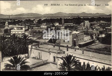 Biskra Algerien,Blick über die Stadt vom Hotel Royal Weltweit Stockfoto