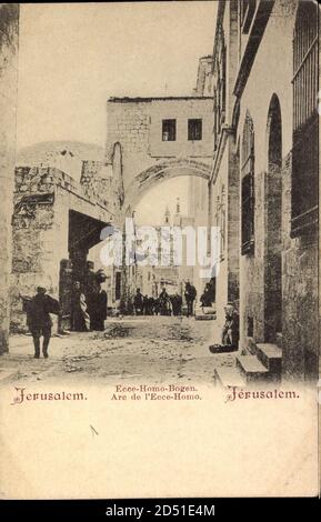 Jerusalem Israel, Ecce Homo Bogen, Arc de l'Ecce Homo – weltweite Nutzung Stockfoto