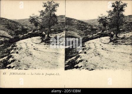 Jerusalem Israel, vue de la Vallée de Josaphat - weltweite Nutzung Stockfoto