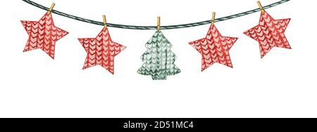 Schöne Neujahrs- und Weihnachtsdekorationen. Nahaufnahme Stockfoto