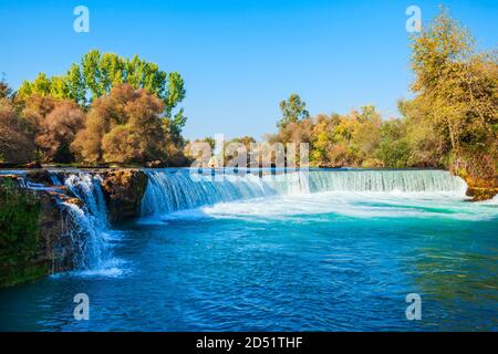 Manavgat Selalesi Wasserfall in Manavgat Stadt in der Region Antalya in der Türkei Stockfoto