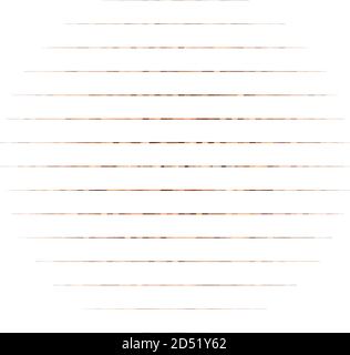 Abstrakte geometrische Kreis Element Struktur aus kleinen Linien Teile. Farbiger Kreis aus Linienraster, Netz, Gitter und Gitter. Orange, gelber Kreis V Stock Vektor