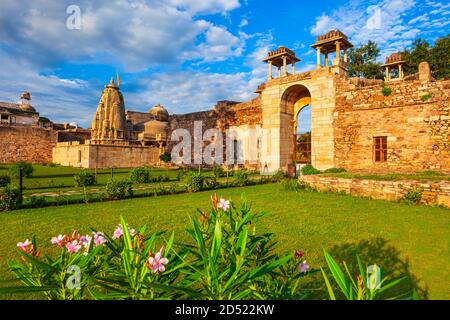 Rana Ratan Palace in Chittor Fort in Chittorgarh, Rajasthan, Bundesstaat Indien Stockfoto