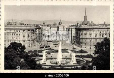 Wien Innere Stadt, Blick auf den Schwarzenbergplatz Stockfoto