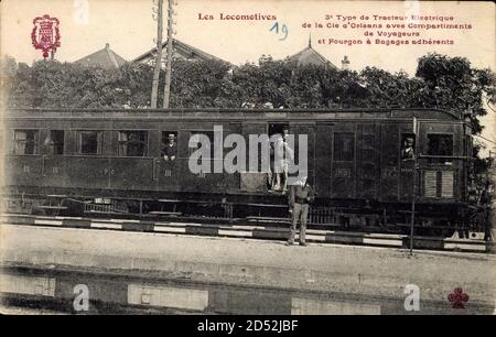 Französische Eisenbahn, Chemin de fer, Lokomotive, Electrique - weltweit im Einsatz Stockfoto