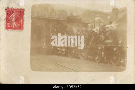 Französische Eisenbahn, Chemin de Fer, Nutzung weltweit Stockfoto