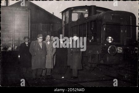 Französische Eisenbahn, Chemin de fer, Lokomotive, Zugwagen weltweit im Einsatz Stockfoto