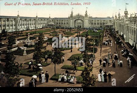 London City, Courts of Arts, Japan Britische Ausstellung 1910, weltweit im Einsatz Stockfoto