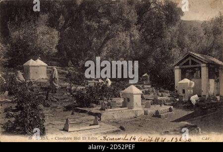 Blida Algerien, Cimetière Sidi El Kébir, Friedhof Stockfoto