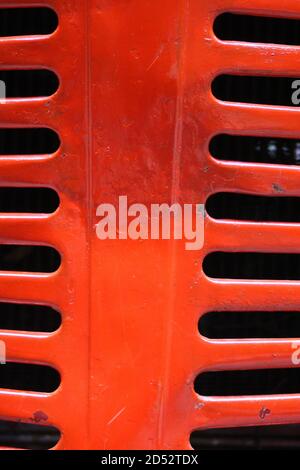 Alte Traktoren in einem Museum in dänemark: gammel Elstrup Stockfoto