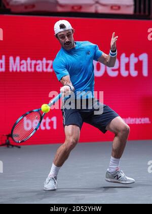 Köln, Deutschland. Oktober 2020. Tennis: ATP Tour, Einzel, Herren, 1. Runde, Thompson (Australien) - Novak (Österreich). Jordan Thompson in Aktion. Quelle: Marius Becker/dpa/Alamy Live News Stockfoto