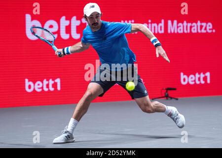 Köln, Deutschland. Oktober 2020. Tennis: ATP Tour, Einzel, Herren, 1. Runde, Thompson (Australien) - Novak (Österreich). Jordan Thompson in Aktion. Quelle: Marius Becker/dpa/Alamy Live News Stockfoto