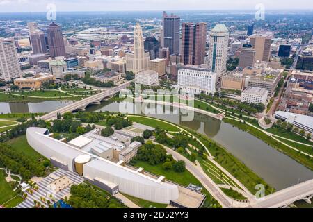 Zentrum für Wissenschaft und Industrie, Downotwn Columbus, Columbus, OH, USA Stockfoto