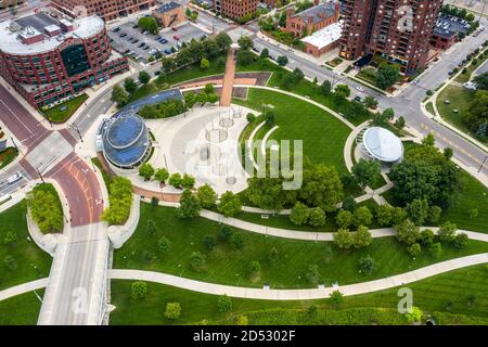 Bicentennial Park, Columbus, Ohio Stockfoto