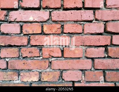 Grunge alte rote Ziegelwand Textur für Ihren Hintergrund Stockfoto