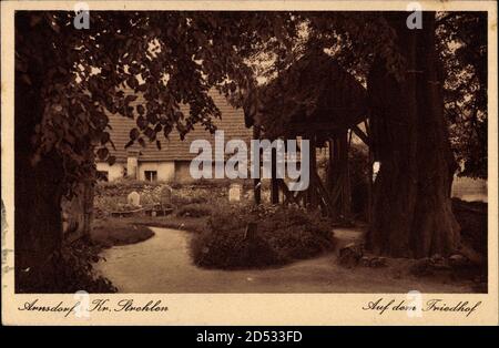 Karnków Arnsdorf Przeworno Prieborn Kr. Strehlen Schlesien, Friedhof weltweit im Einsatz Stockfoto