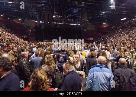 Bruce Springsteen und die E.Street Band treten im Datch Forum am 28. November 2007 in Mailand auf. Stockfoto