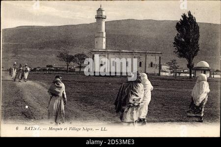 BATNA Algerien, Mosquée et Village nègre, Moschee weltweit im Einsatz Stockfoto