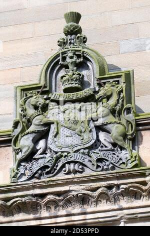 Rathaus City Chambers in Dunfermline Schottland Stockfoto