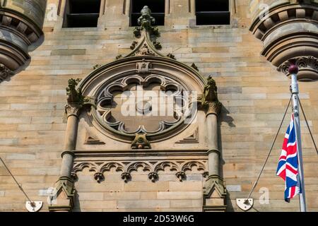 Rathaus City Chambers in Dunfermline Schottland Stockfoto